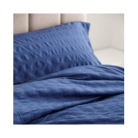 Set di copripiumino Alexandra House Living Amán Azzurro Singolo 2 Pezzi
