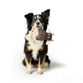 Giocattoli per cani Hunter Nebraska Marrone Mucca