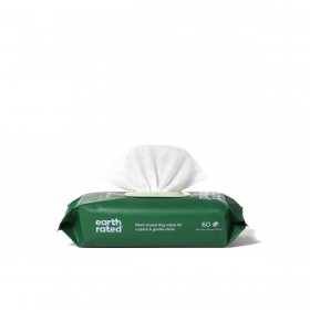 Salviettine Inumidite per Animali Domestici Earth Rated Lavanda (60 Pezzi)