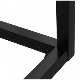 Set di 2 tavoli Alexandra House Living Nero Metallo
