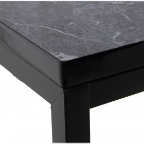 Set di 2 tavoli Alexandra House Living Nero Metallo