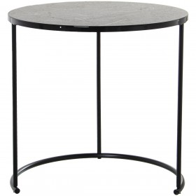 Set di 2 tavoli Alexandra House Living Nero Metallo