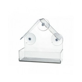Mangiatoia per uccelli Trixie Trasparente 225 ml 15 × 15 × 6 CM