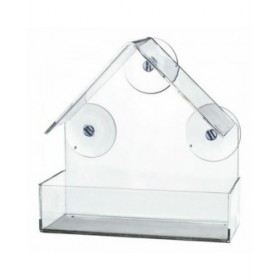 Mangiatoia per uccelli Trixie Trasparente 225 ml 15 × 15 × 6 CM
