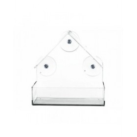 Mangiatoia per uccelli Trixie Trasparente 225 ml 15 × 15 × 6 CM