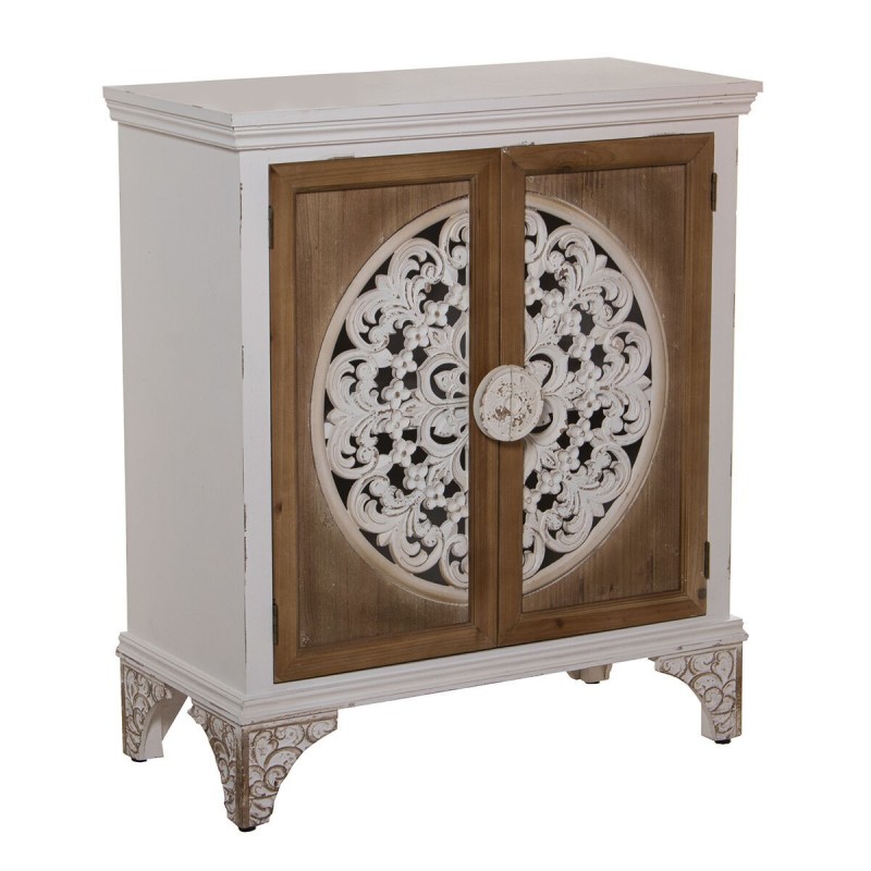 Cassettiera Alexandra House Living Bianco Legno 81 x 39 x 92 cm