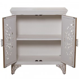 Cassettiera Alexandra House Living Bianco Legno 81 x 39 x 92 cm