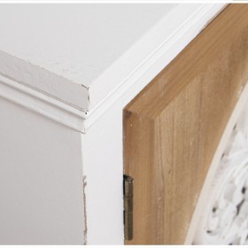 Cassettiera Alexandra House Living Bianco Legno 81 x 39 x 92 cm