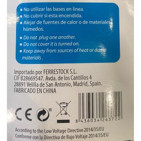 Multipresa con 3 Prese con Interruttore TM Electron 3680 W