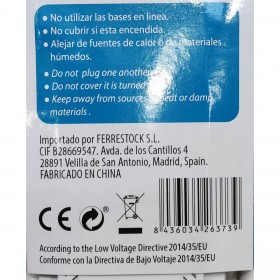 Multipresa con 4 Prese con Interruttore TM Electron 250 V