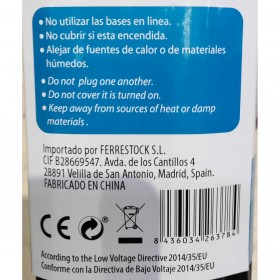 Multipresa 6 Prese con Interruttore TM Electron 250 V