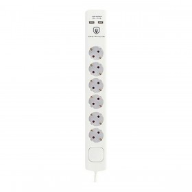 Multipresa 6 Prese con Interruttore TM Electron 230 V