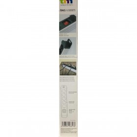 Multipresa con 4 Prese con Interruttore TM Electron 230 V