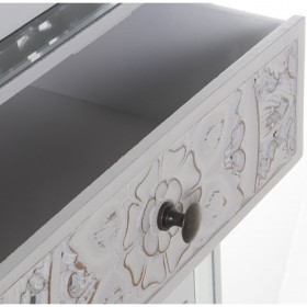 Cassettiera Alexandra House Living Bianco Legno 48 x 89 x 30 cm
