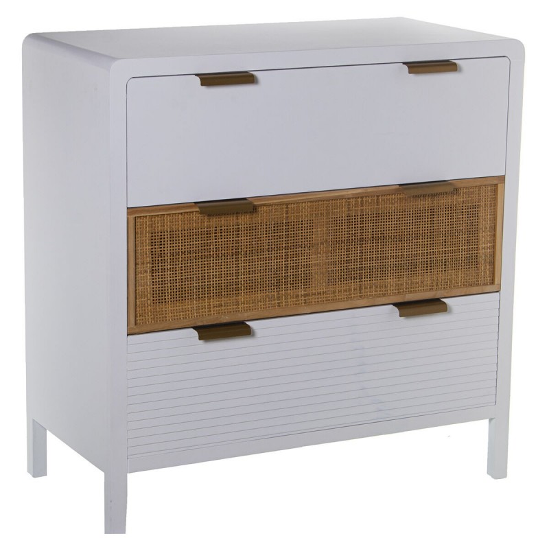 Cassettiera Alexandra House Living Bianco Legno 80 x 40 x 82 cm