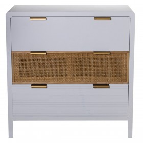 Cassettiera Alexandra House Living Bianco Legno 80 x 40 x 82 cm