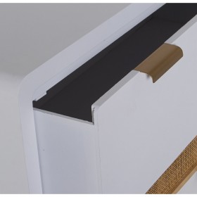 Cassettiera Alexandra House Living Bianco Legno 80 x 40 x 82 cm