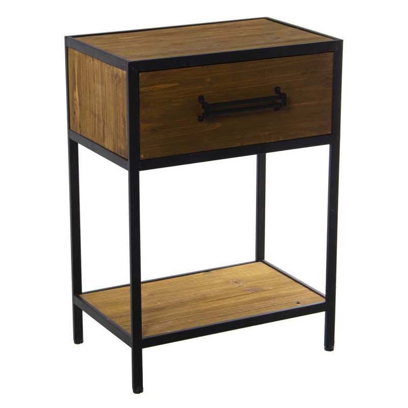 Comodino Alexandra House Living Marrone Legno 47 x 65 x 30 cm