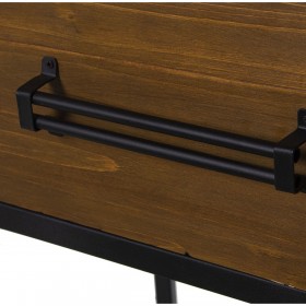 Comodino Alexandra House Living Marrone Legno 47 x 65 x 30 cm