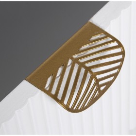 Cassettiera Alexandra House Living Bianco Legno 80 x 40 x 80 cm