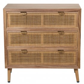 Cassettiera Alexandra House Living Legno 80 x 40 x 80 cm