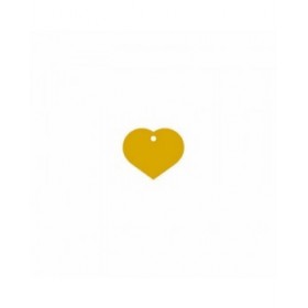 Targhetta di identificazione Imarc Heart Giallo Dorato