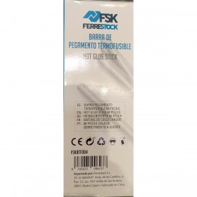 Stick di colla Ferrestock Ø 11 cm Trasparente (60 Unità)