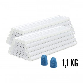 Stick di colla Ferrestock Ø 11 cm Trasparente (60 Unità)