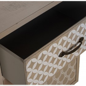 Comodino Alexandra House Living Marrone Legno 40 x 63 x 32 cm