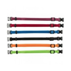 Collare per Cani Trixie Nero Rosso Blu cobalto Mela M/L 22-35 cm (6 Unità)