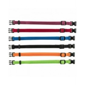 Collare per Cani Trixie Nero Rosso Blu cobalto Mela M/L 22-35 cm (6 Unità)