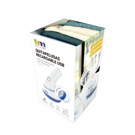 Levapelucchi Elettrico Ricaricabile TM Electron Bianco Compatto