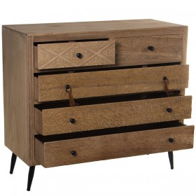 Cassettiera Alexandra House Living Legno 89 x 39 x 81 cm