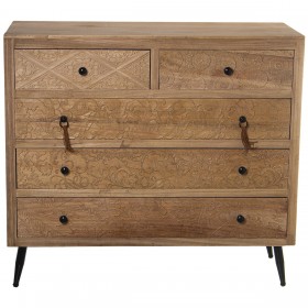 Cassettiera Alexandra House Living Legno 89 x 39 x 81 cm