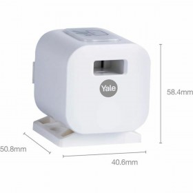 Serratura Yale Bianco Plastica