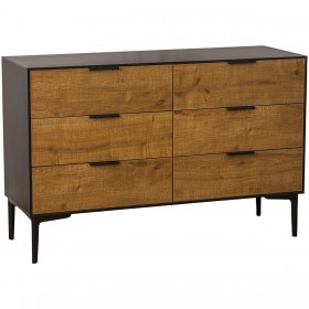 Cassettiera Alexandra House Living Legno Metallo 114 x 40 x 74 cm