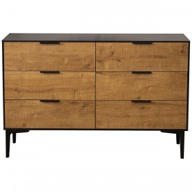Cassettiera Alexandra House Living Legno Metallo 114 x 40 x 74 cm