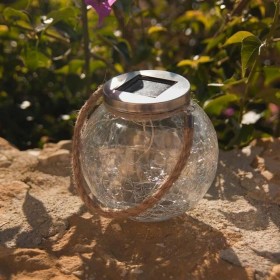 Lampada ad energia solare Lumisky Crack Ball Cord Trasparente (2 Unità)