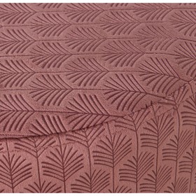 Puff Alexandra House Living Rosa Velluto Legno 36 x 36 x 36 cm