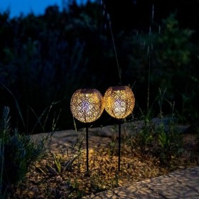 Lampada ad energia solare Lumisky Agadir Bronce (2 Unità)