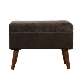 Panca Alexandra House Living Nero Legno 60 x 45 x 40 cm Forziere
