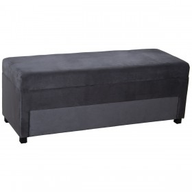 Panca portascarpe Alexandra House Living Grigio Legno 120 x 45 x 43 cm