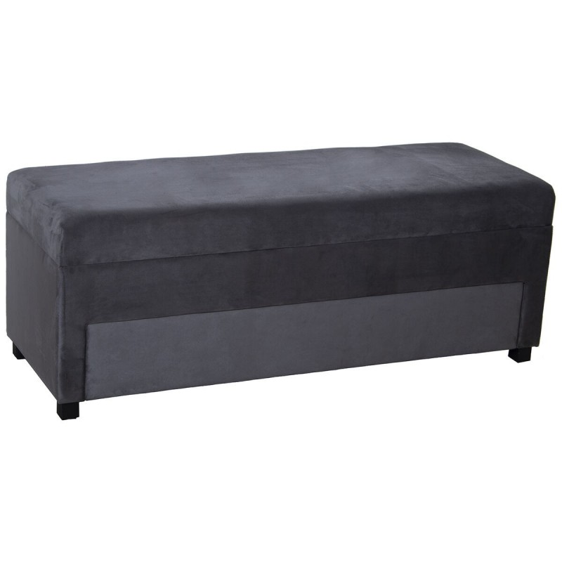 Panca portascarpe Alexandra House Living Grigio Legno 120 x 45 x 43 cm