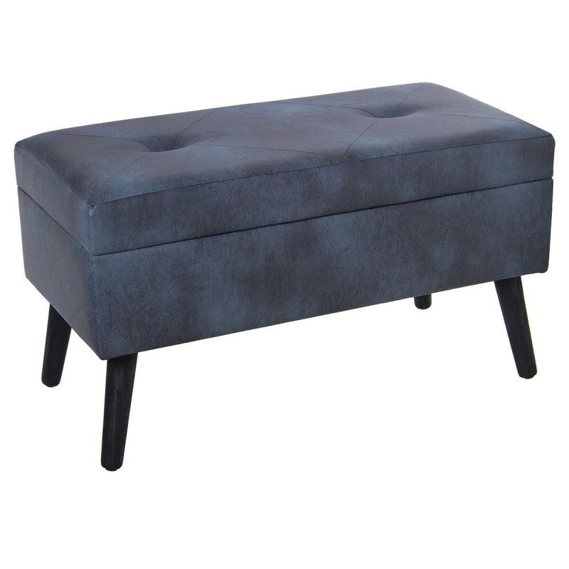 Panca Alexandra House Living Azzurro Legno 80 x 44 x 40 cm Forziere