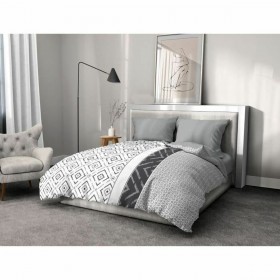 Set di copripiumino HOME LINGE PASSION Dream Grigio 220 x 240 cm