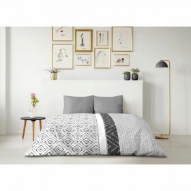 Set di copripiumino HOME LINGE PASSION Dream Grigio 220 x 240 cm