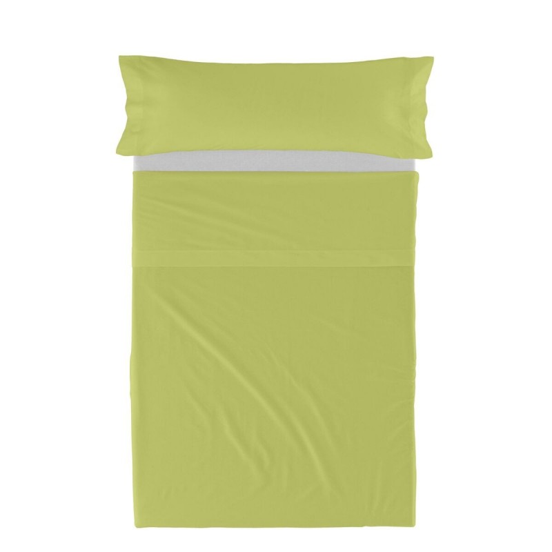 Set di Lenzuola HappyFriday BASIC KIDS Verde Singolo 180 x 270 cm 2 Pezzi