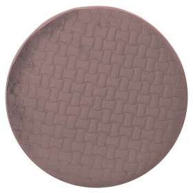 Puff Alexandra House Living Rosa Velluto Legno 55 x 35 x 55 cm