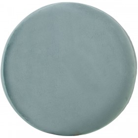 Puff Alexandra House Living Azzurro Argentato Velluto Legno 7 x 43 x 37 cm