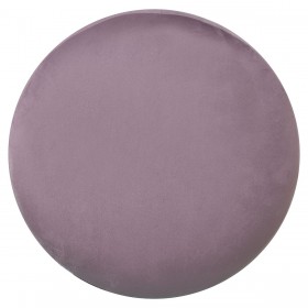 Puff Alexandra House Living Grigio Rosa Velluto Legno 7 x 43 x 44 cm